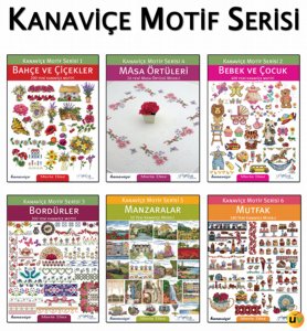 Kanaviçe Motif Serisi - 6 Kitaplık Set