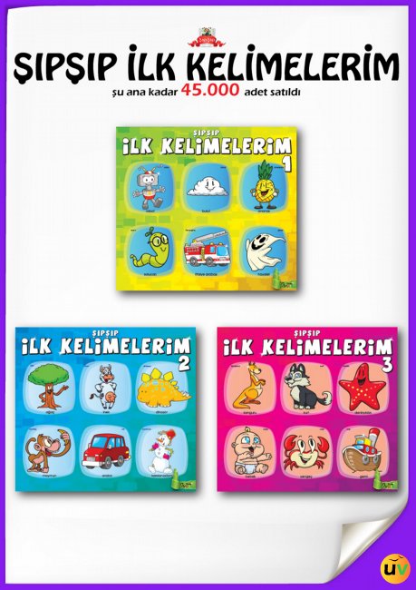 ŞıpŞıp İlk Kelimelerim - 3 Kitap Set